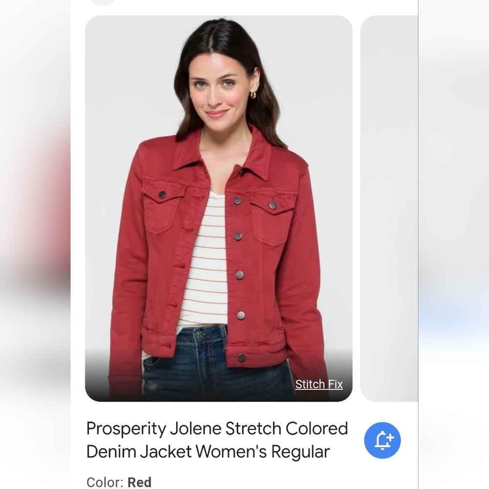 Rust Denim Jacket